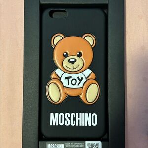 Moschino Toy Bear iPhone 6s Plus Case - Black and Brown